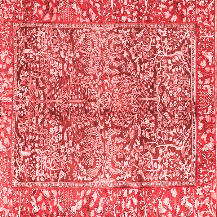 Machine Washable Persian Red Traditional Rug, wshtr2956red