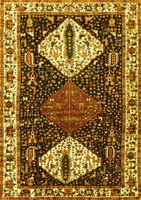 Persian Yellow Traditional Rug, tr2957yw