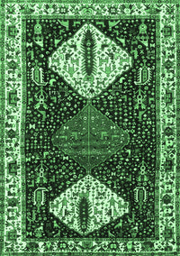 Persian Emerald Green Traditional Rug, tr2957emgrn