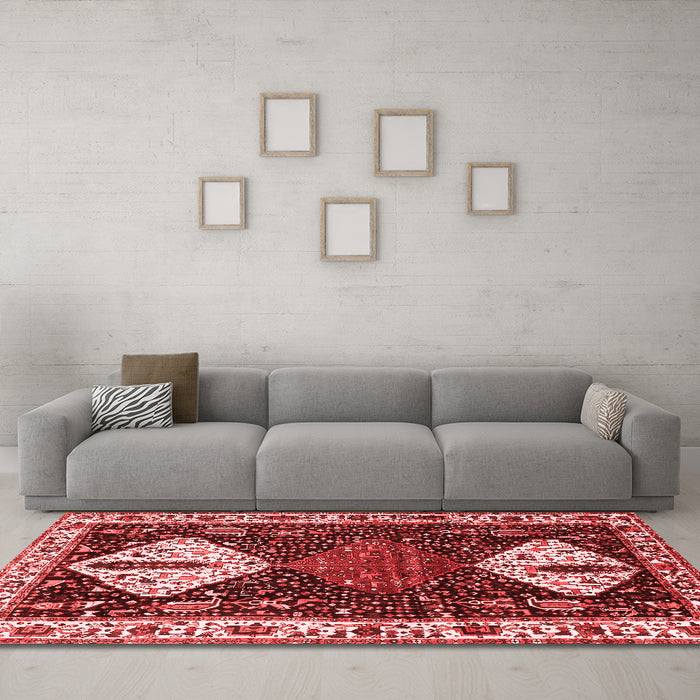 Traditional Red Washable Rugs