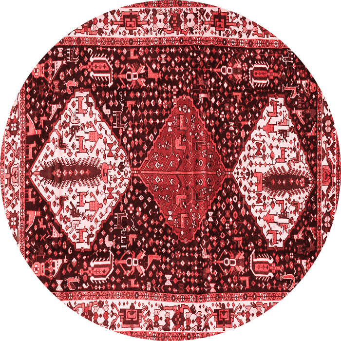 Machine Washable Persian Red Traditional Rug, wshtr2957red