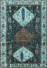 Persian Light Blue Traditional Rug, tr2957lblu