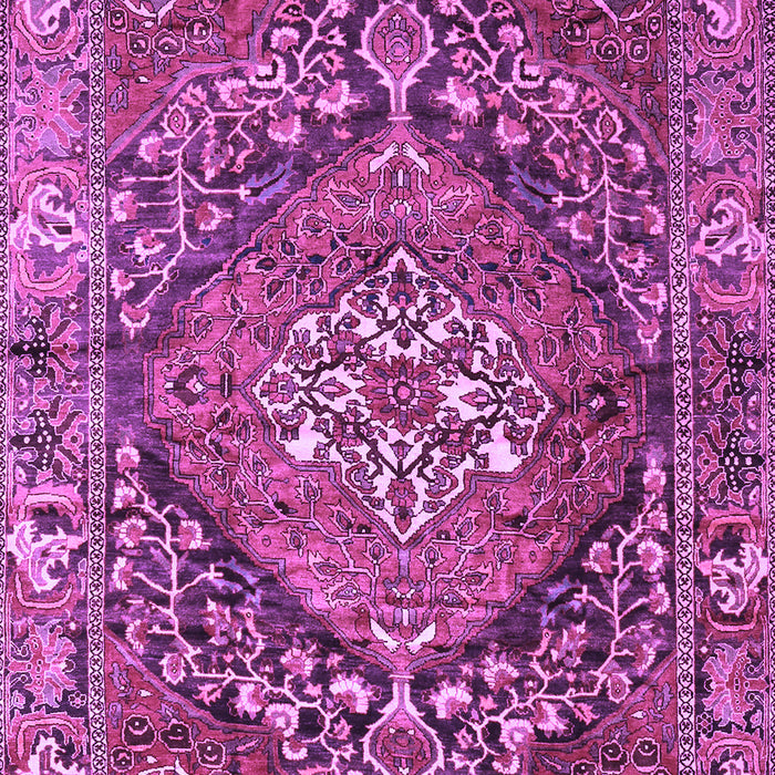 Machine Washable Persian Purple Traditional Area Rugs, wshtr2958pur