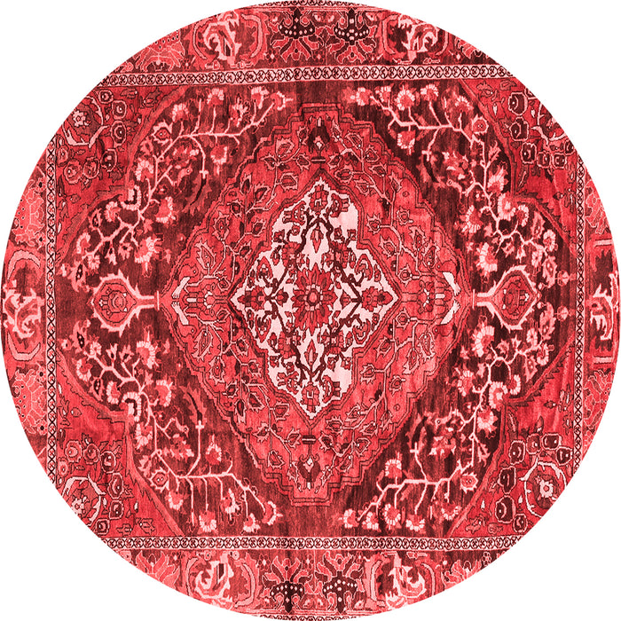Machine Washable Persian Red Traditional Rug, wshtr2958red