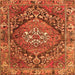 Serging Thickness of Persian Orange Traditional Rug, tr2958org