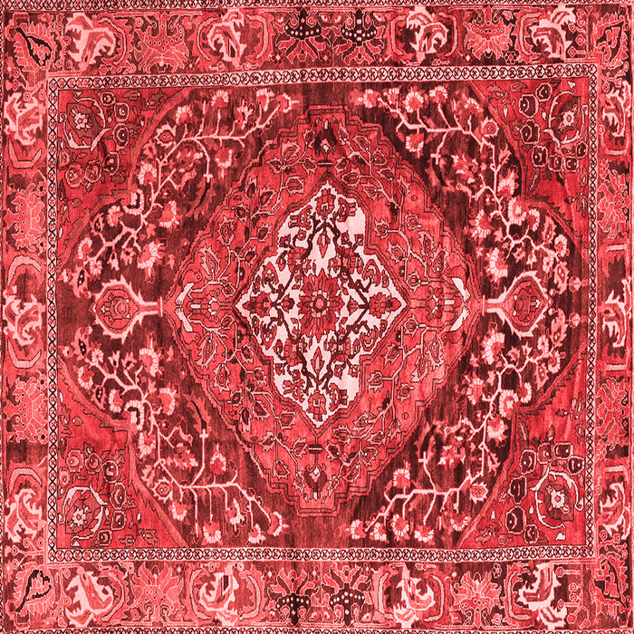 Machine Washable Persian Red Traditional Rug, wshtr2958red