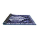 Sideview of Persian Blue Traditional Rug, tr2959blu