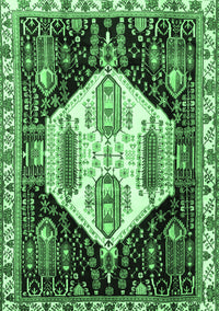 Persian Emerald Green Traditional Rug, tr2959emgrn