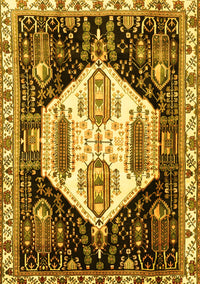Persian Yellow Traditional Rug, tr2959yw