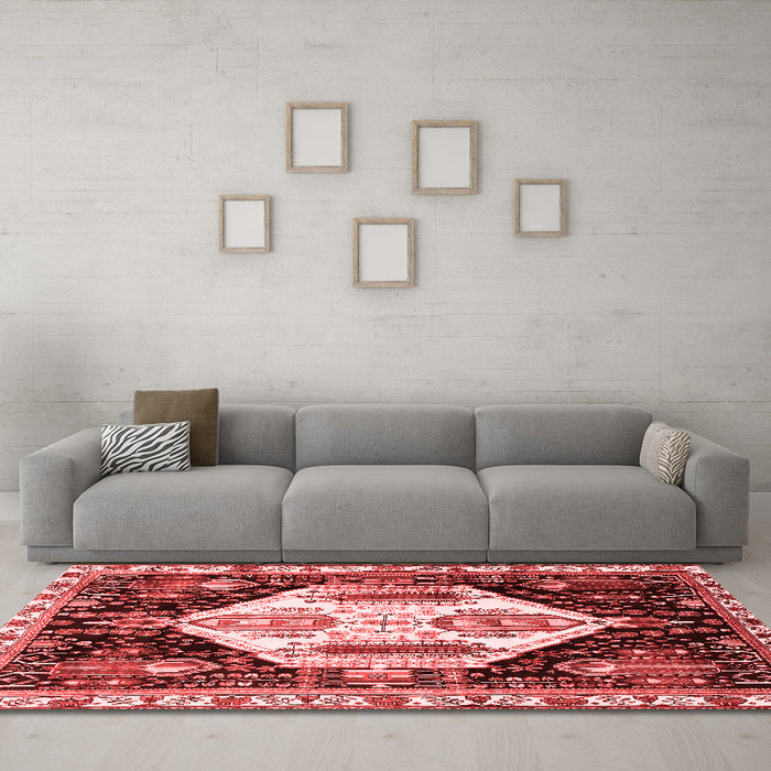 Traditional Red Washable Rugs