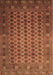 Southwestern Brown Country Rug, tr295brn