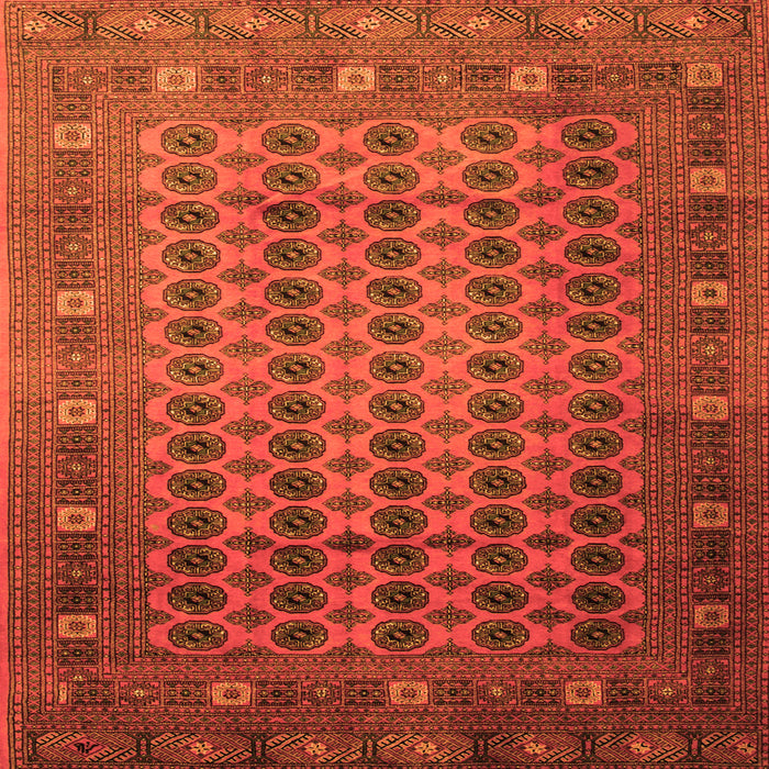 Serging Thickness of Southwestern Orange Country Rug, tr295org