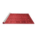 Country Red Washable Rugs