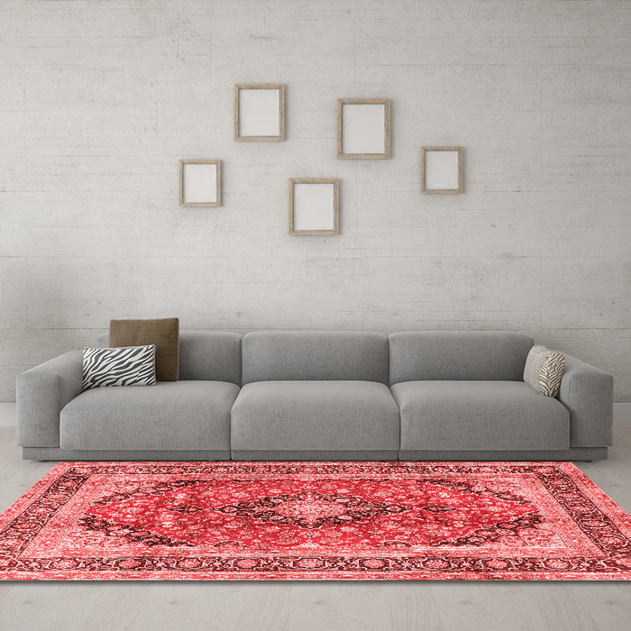 Traditional Red Washable Rugs