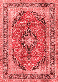 Medallion Red Traditional Rug, tr2960red