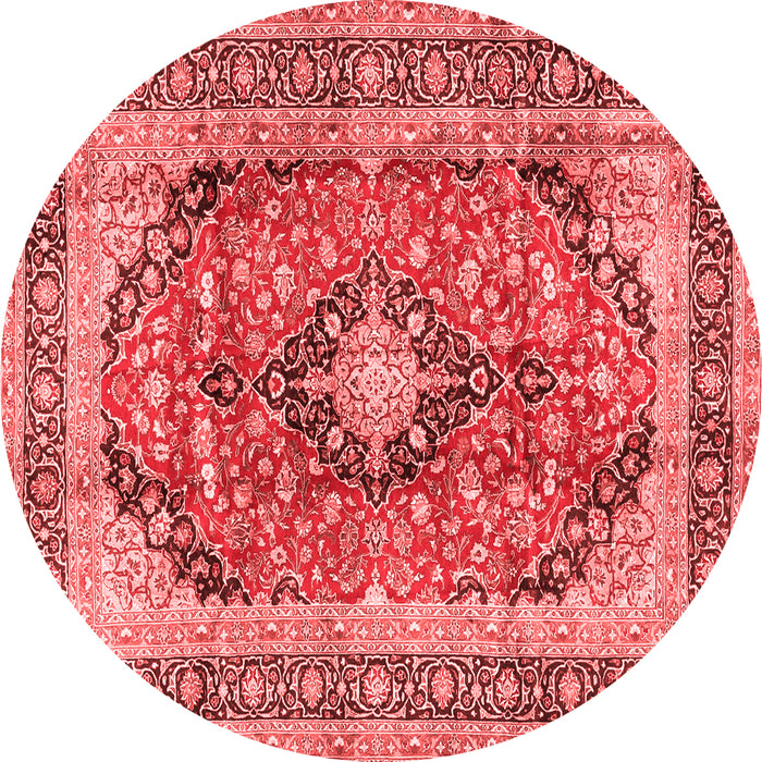 Medallion Red Traditional Rug, tr2960red