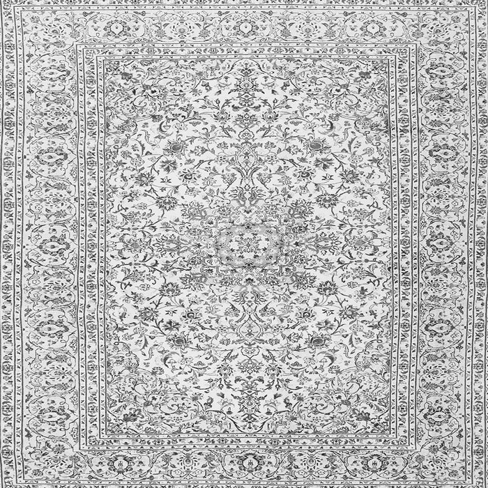 Serging Thickness of Persian Gray Traditional Rug, tr2961gry