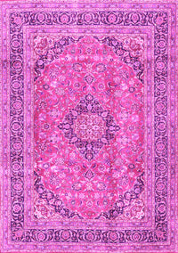 Medallion Pink Traditional Rug, tr2962pnk