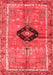 Persian Red Traditional Area Rugs