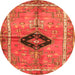 Square Persian Orange Traditional Rug, tr2963org