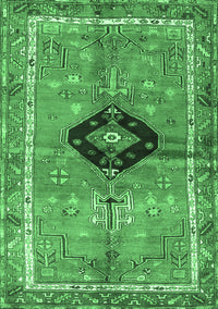 Persian Emerald Green Traditional Rug, tr2963emgrn