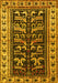 Persian Yellow Traditional Rug, tr2964yw