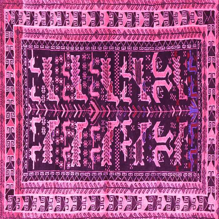 Square Persian Pink Traditional Rug, tr2964pnk