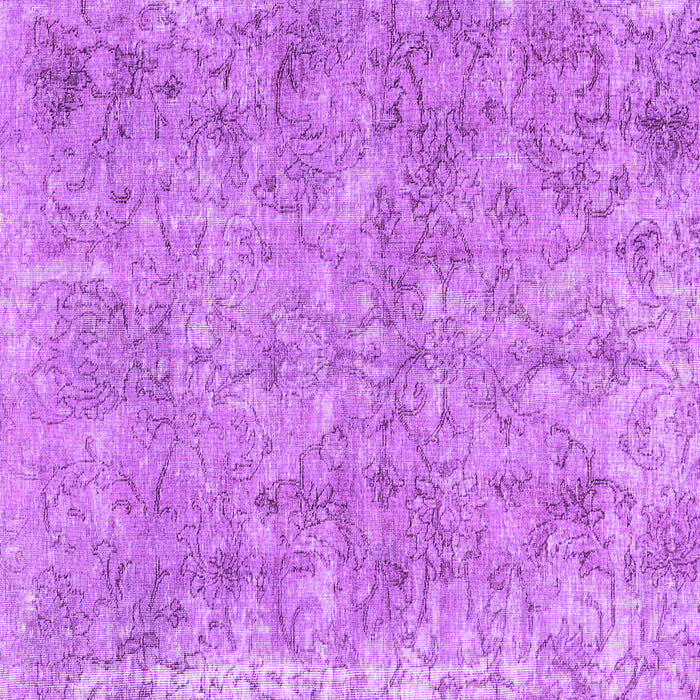 Square Persian Purple Traditional Rug, tr2965pur