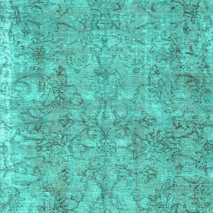 Machine Washable Persian Turquoise Traditional Area Rugs, wshtr2965turq