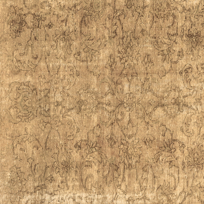 Square Machine Washable Persian Brown Traditional Rug, wshtr2965brn