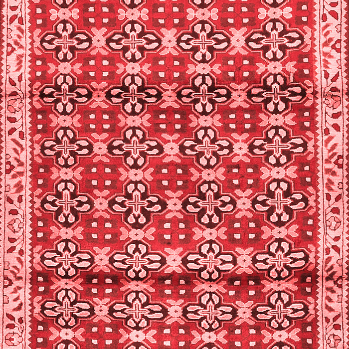 Machine Washable Persian Red Traditional Rug, wshtr2966red
