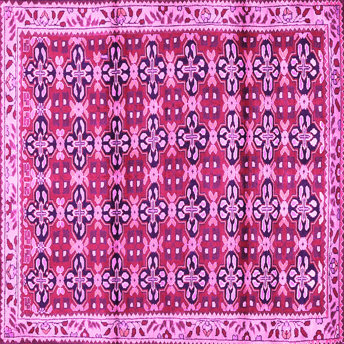 Square Persian Pink Traditional Rug, tr2966pnk