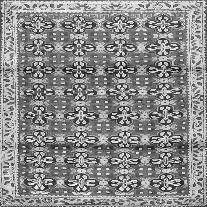 Serging Thickness of Persian Gray Traditional Rug, tr2966gry