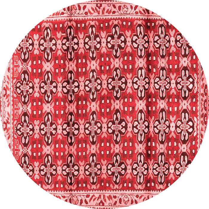 Machine Washable Persian Red Traditional Rug, wshtr2966red