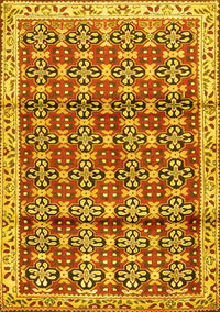 Persian Yellow Traditional Rug, tr2966yw