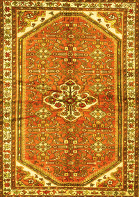 Persian Yellow Traditional Rug, tr2967yw