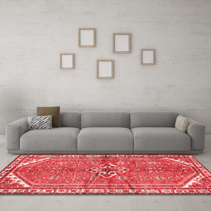 Traditional Red Washable Rugs