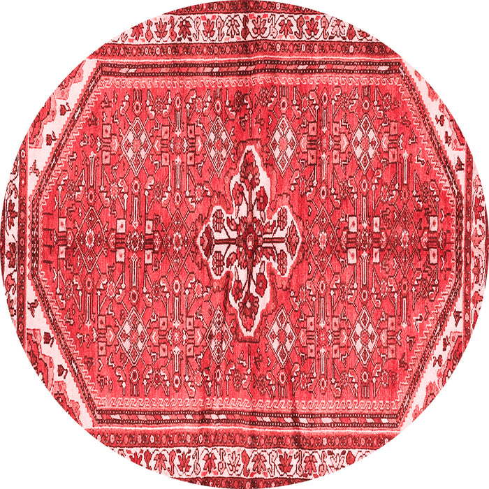 Machine Washable Persian Red Traditional Rug, wshtr2967red