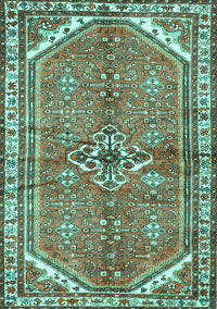 Persian Turquoise Traditional Rug, tr2967turq