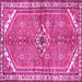 Square Persian Pink Traditional Rug, tr2967pnk