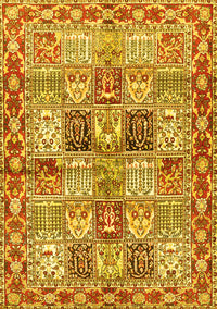 Persian Yellow Traditional Rug, tr2968yw