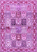 Machine Washable Persian Purple Traditional Area Rugs, wshtr2968pur