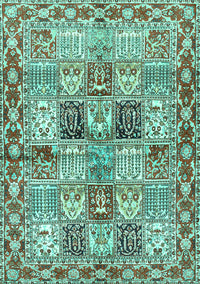Persian Turquoise Traditional Rug, tr2968turq