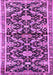 Animal Purple Traditional Rug, tr2969pur