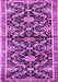 Machine Washable Animal Purple Traditional Area Rugs, wshtr2969pur