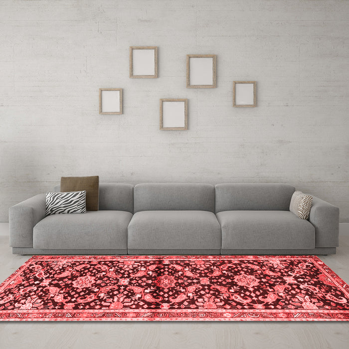 Traditional Red Washable Rugs