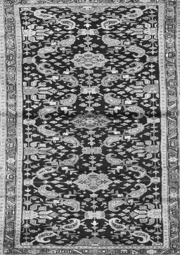 Animal Gray Traditional Rug, tr2969gry