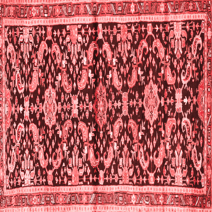 Animal Red Traditional Rug, tr2969red