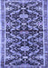 Animal Blue Traditional Rug, tr2969blu