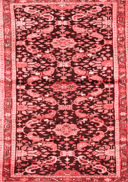 Animal Red Traditional Area Rugs